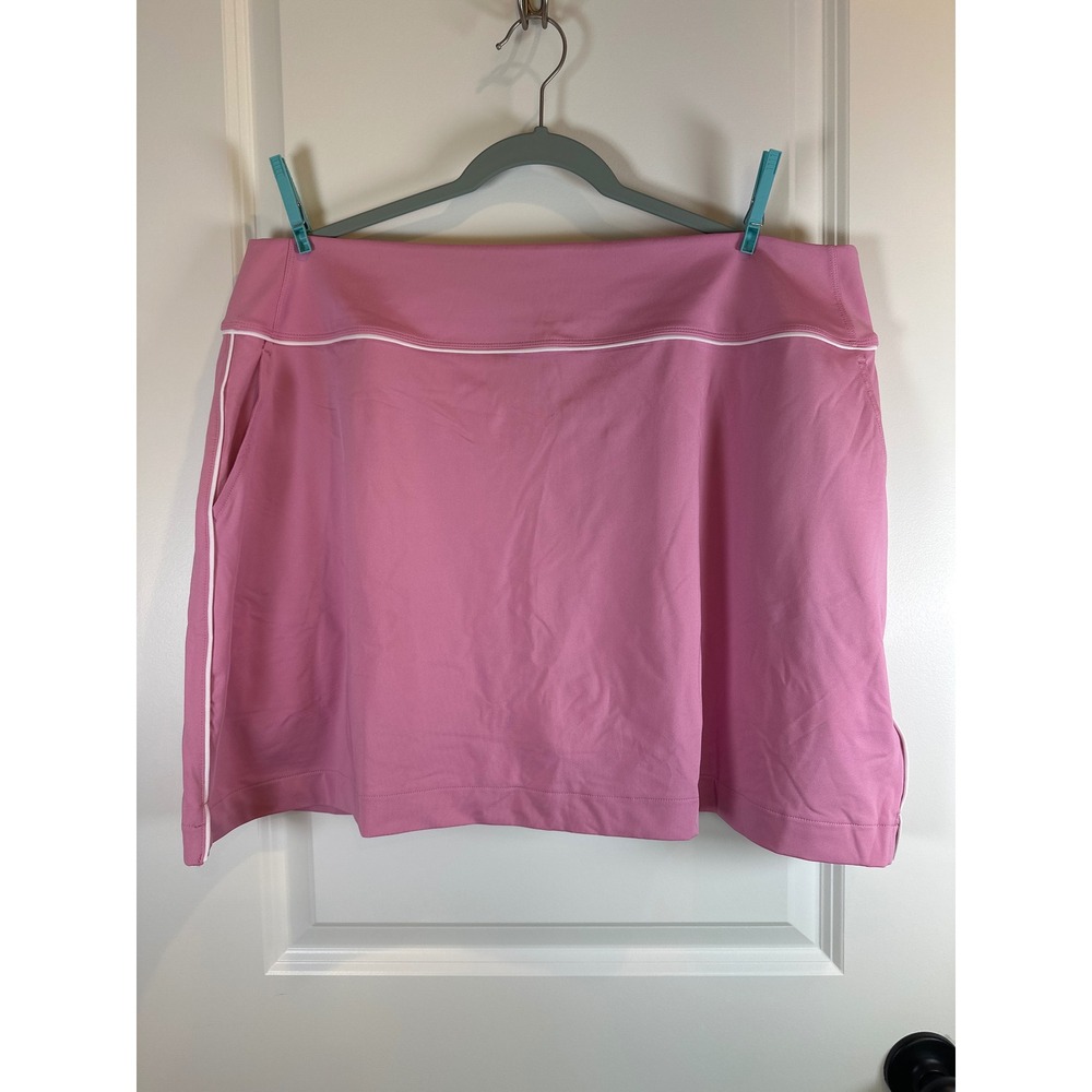 Puma Blake Piped Knit Skirt Mauve Glow Pink Athletic Skort XXL 627025-03 NEW